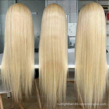 Prix de gros #613 Hairpiece lace frontal wig unice hair perruques dentelle naturel cheveux humain perruque blonde femme